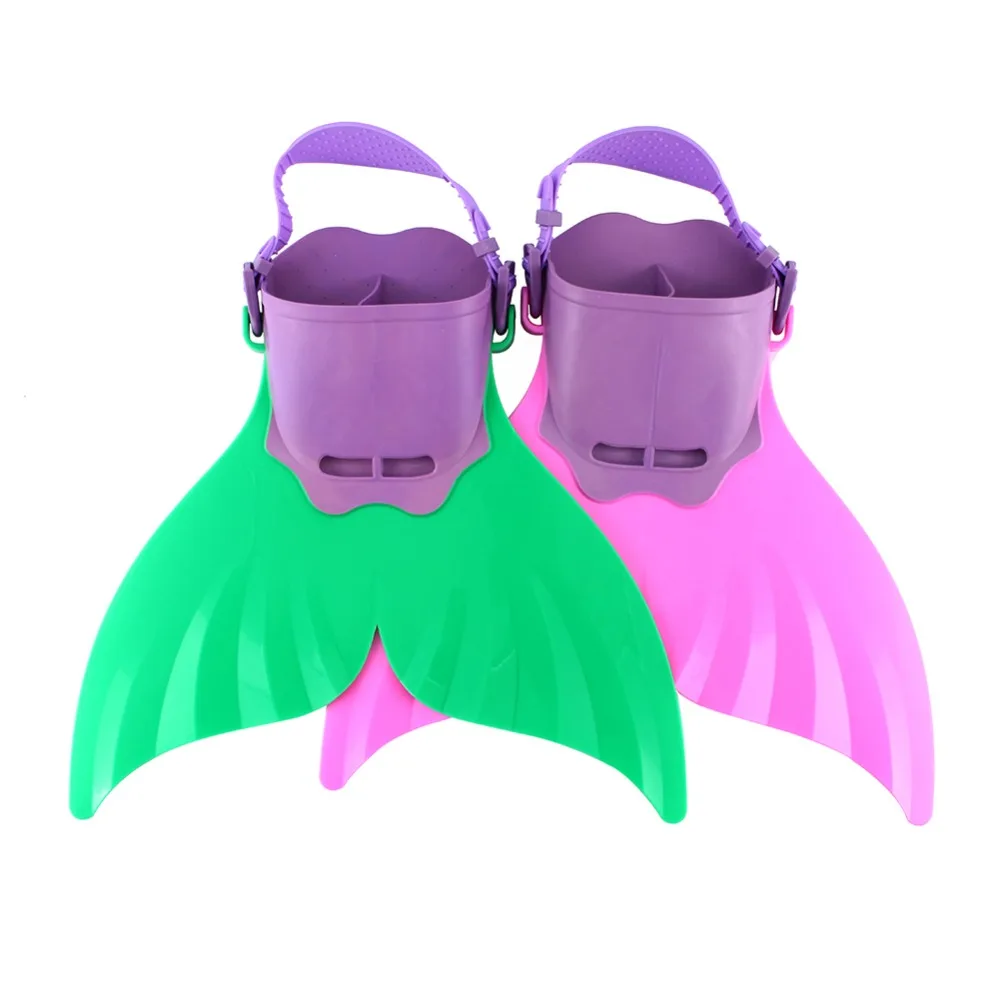 Adjustable Silicone Snorkeling Diving Swimming Fins with Monofins