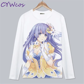 

DATE A LIVE Tokisaki Kurumi Yoshino Anime Cosplay T-shirt Female Clothing Long Sleeves Print Top Shirt Hoodies Daily Sweatshirts