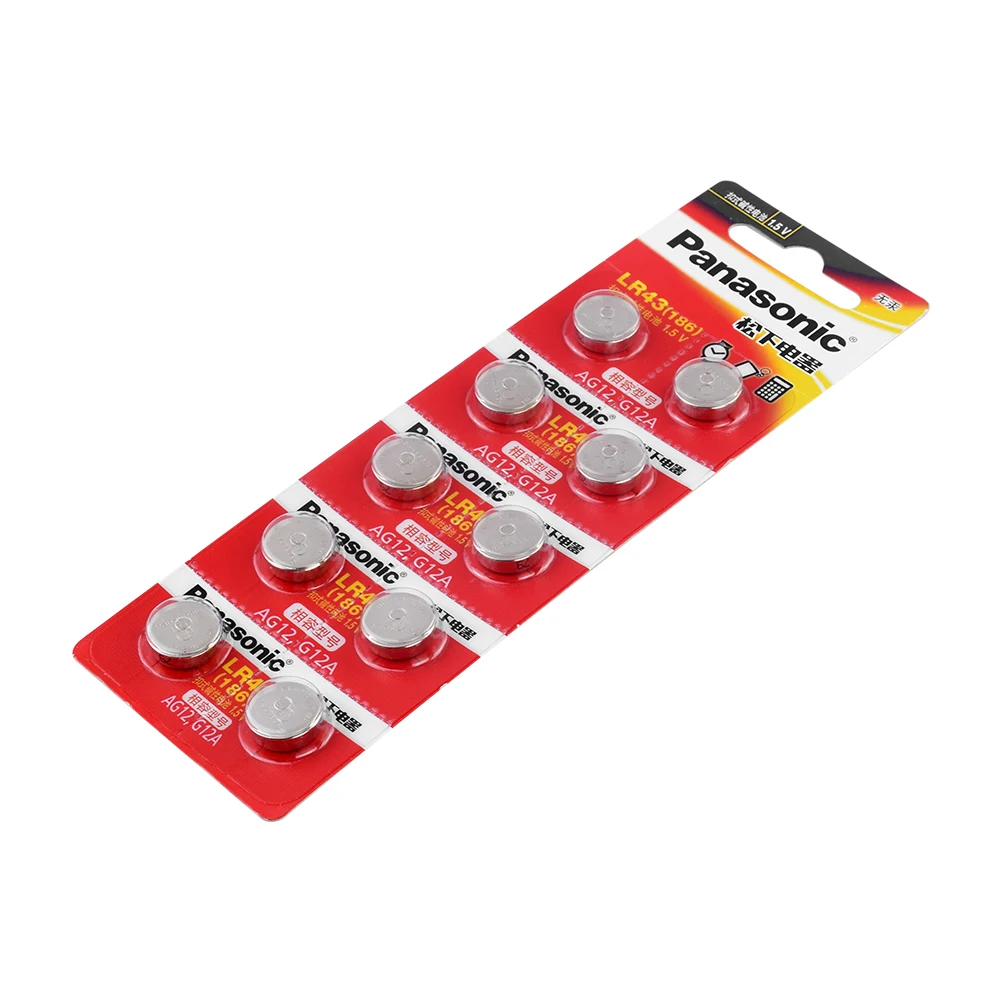 Батарейка AG12 LR1144 LR43 Кнопочная 1 5 в щелочная для часов игрушек цифровой камеры