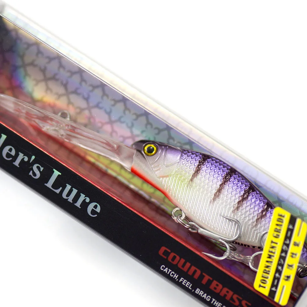 66mm 9.2g Countbass Deep Crank Bait Wobbler Lures for Fishing, Chatterbait Jerk baits Shad Crank Minnow Angler's Lure-0