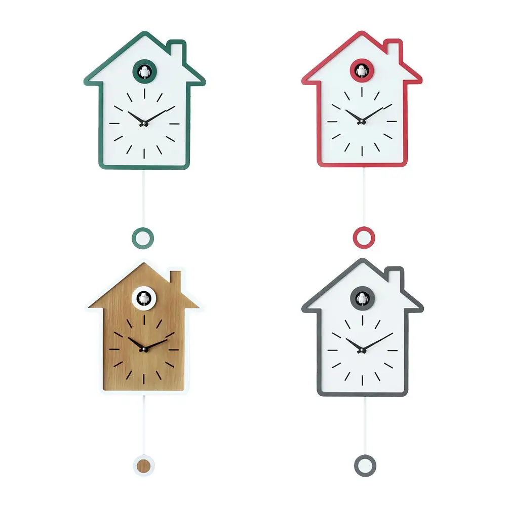 

Modern Living Room Simple Modern Cuckoo Clock Wall Clock Bird Bell Clock Alarm Home Decoration Family Time Alarm 20E Test Time