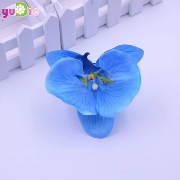 

50pcs/lot 8cm silk moth orchid wedding decoration DIY craft supplies hair accessories wedding accessories simulation flower head