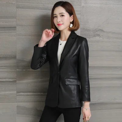 

2018 New Fashion Genuine Sheep Leather Jacket H35