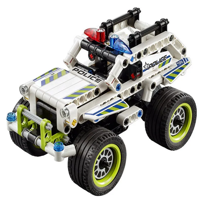 

DECOOL 3418 Technic Police Interceptor Figure Blocks Educational Construction Building Bricks Toys For Children Compatible Legoe