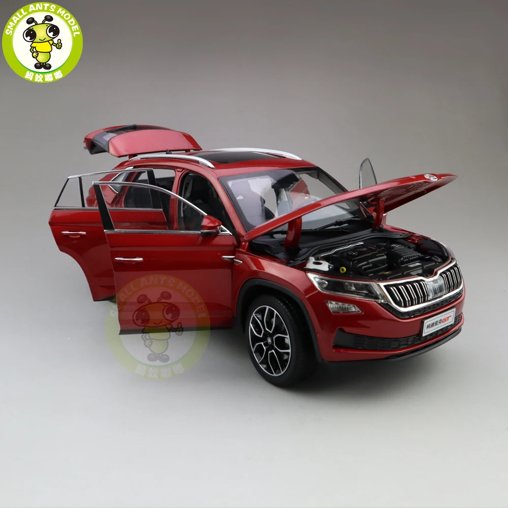 1/18 Skoda KODIAQ GT SUV литая модель металлическая модель автомобиля SUV подарок коллекция хобби красный