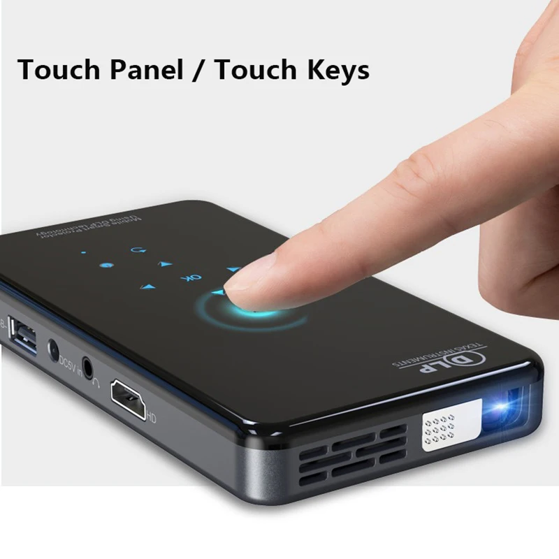 Мини проектор для телефона SmartIdea X2 Android 200 1080 люмен стандарт Wi Fi bluetooth батарея 3