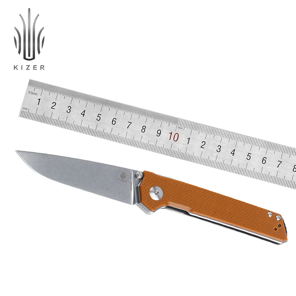

Kizer tactical knife Domin V4516A4 2018 new mini pocket knife g10 handle knife for camping essential hand tools