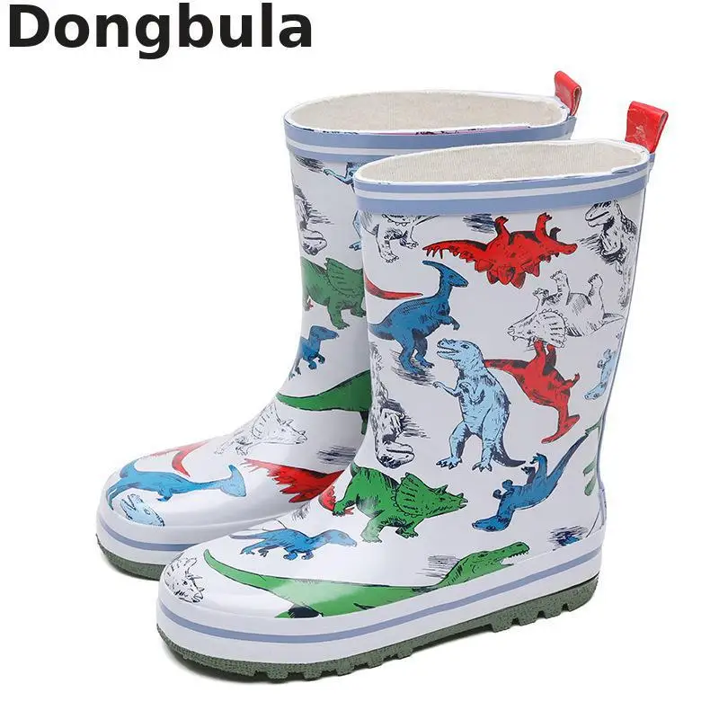 Girls rain Boots Cute Waterproof Boots Outdoor Rubber Shoes