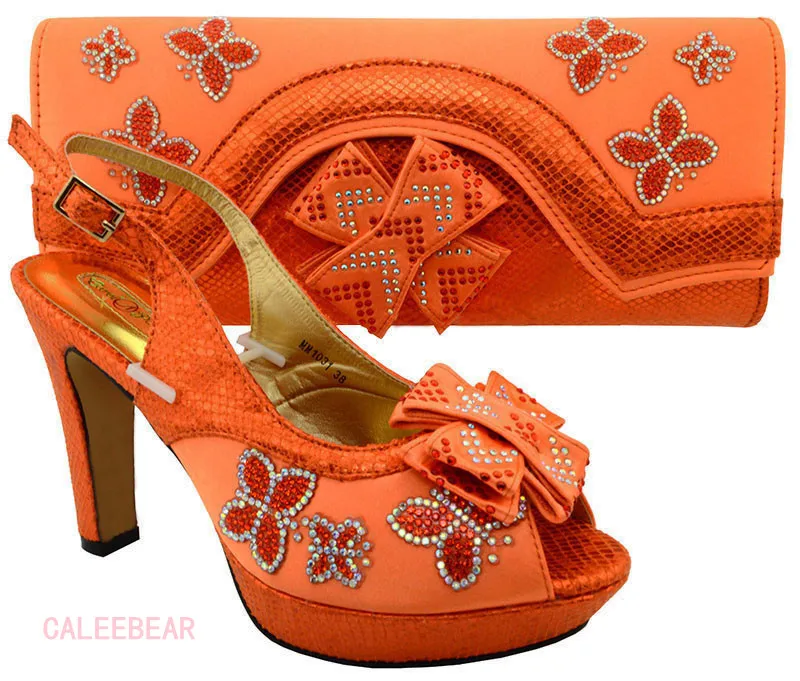 Strass Talons Femme Ligne En Vert Italiennes Pompes Hauts D'été Africaine Dernières Et Correspondant Mode Chaussures Sac qZxwxItY