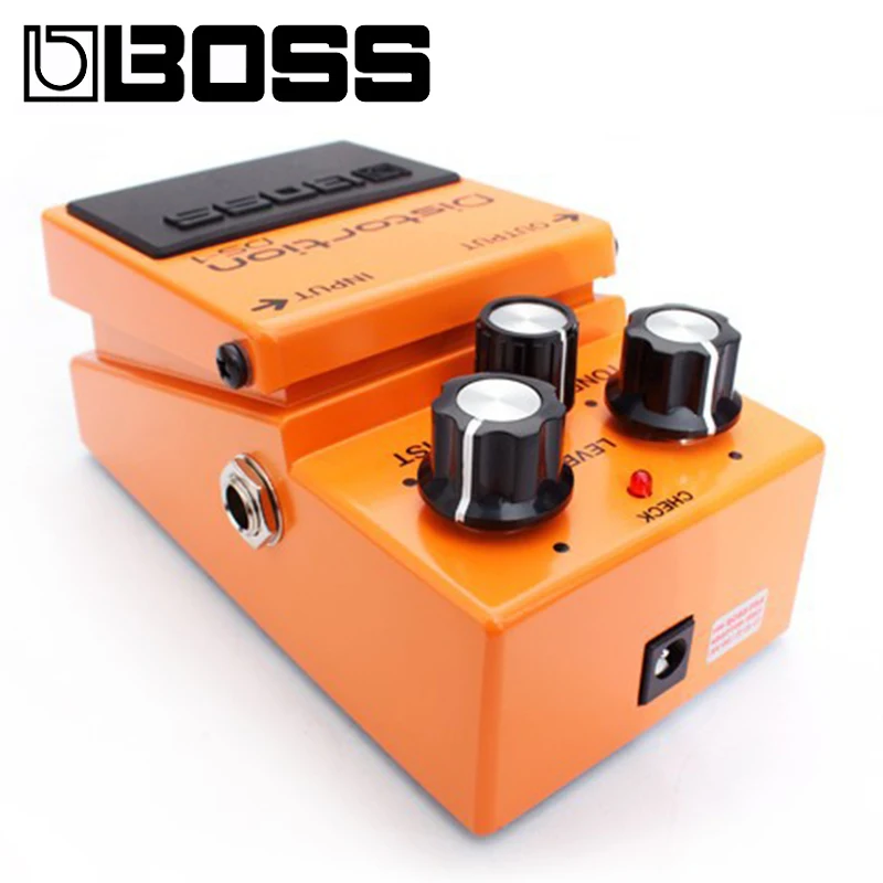 BOSS DS 1 педаль искажения эффектов для гитары басов клавиатуры с искажением уровнем