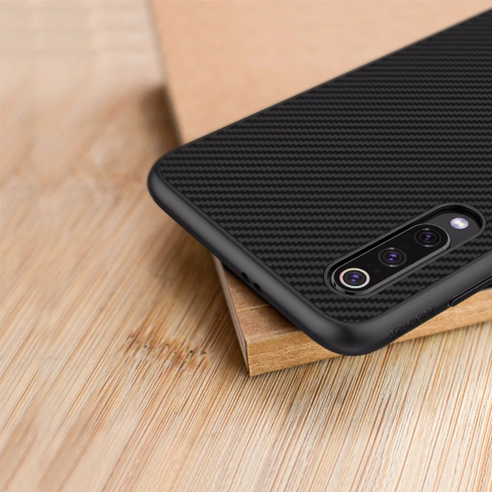 Чехол из синтетического волокна Nillkin для xiaomi mi 9/mi 9 Explore ore Carbon fiber PP Shield чехол-накладка для xiaomi mi 9