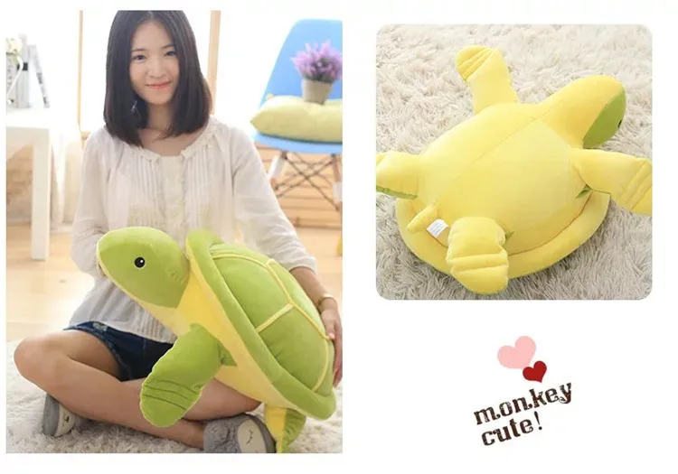 35 см Симпатичные Черепаха подушки вниз хлопок мягкие плюшевые игрушки зеленый морские черепахи/Черепаха Куклы для подарок для ребенка