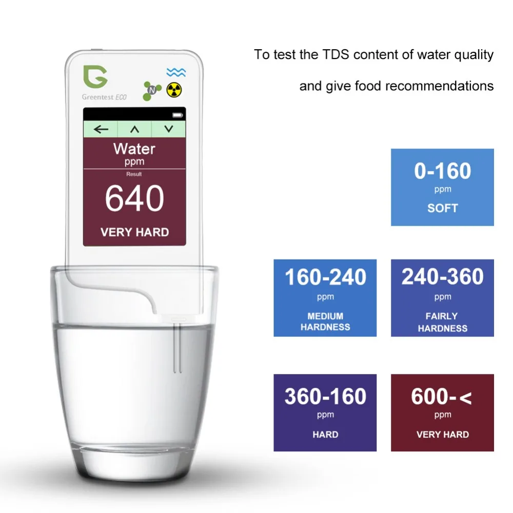 GREENTEST ECO V5 нитрат пестицид осадка овощи/фрукты/излучение/качество воды пищевой