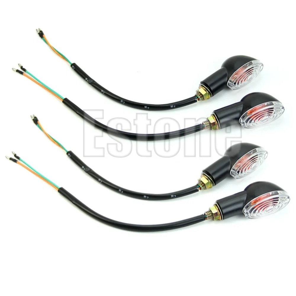 

4pcs Universal Motorcycle/Bike Amber LED Turn Signal Blinker Indicator Light