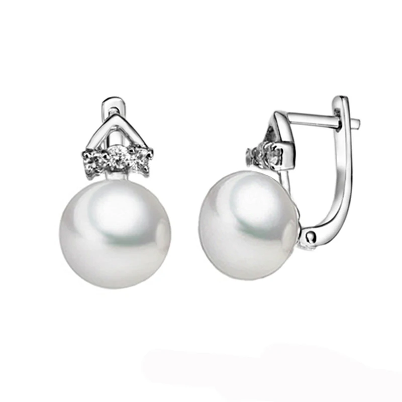 Женские серьги с жемчугом класса AAA 8 5 9 мм|earrings 925|earrings forearrings for women |