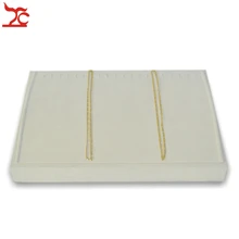 Шкатулка для ювелирных изделий 20 шт бархатная цепочка для ювелирных изделий, ювелирная Витрина Ожерелье, держатель для ожерелья