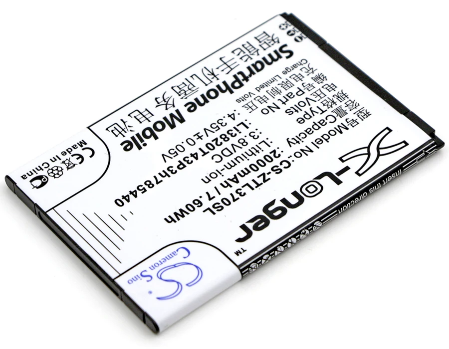 Cameron Sino 2000 мАч батарея Li3820T43P3h785440 для ZTE Blade L2 Plus L370|2000mah battery|cameron sinobattery 2000mah |