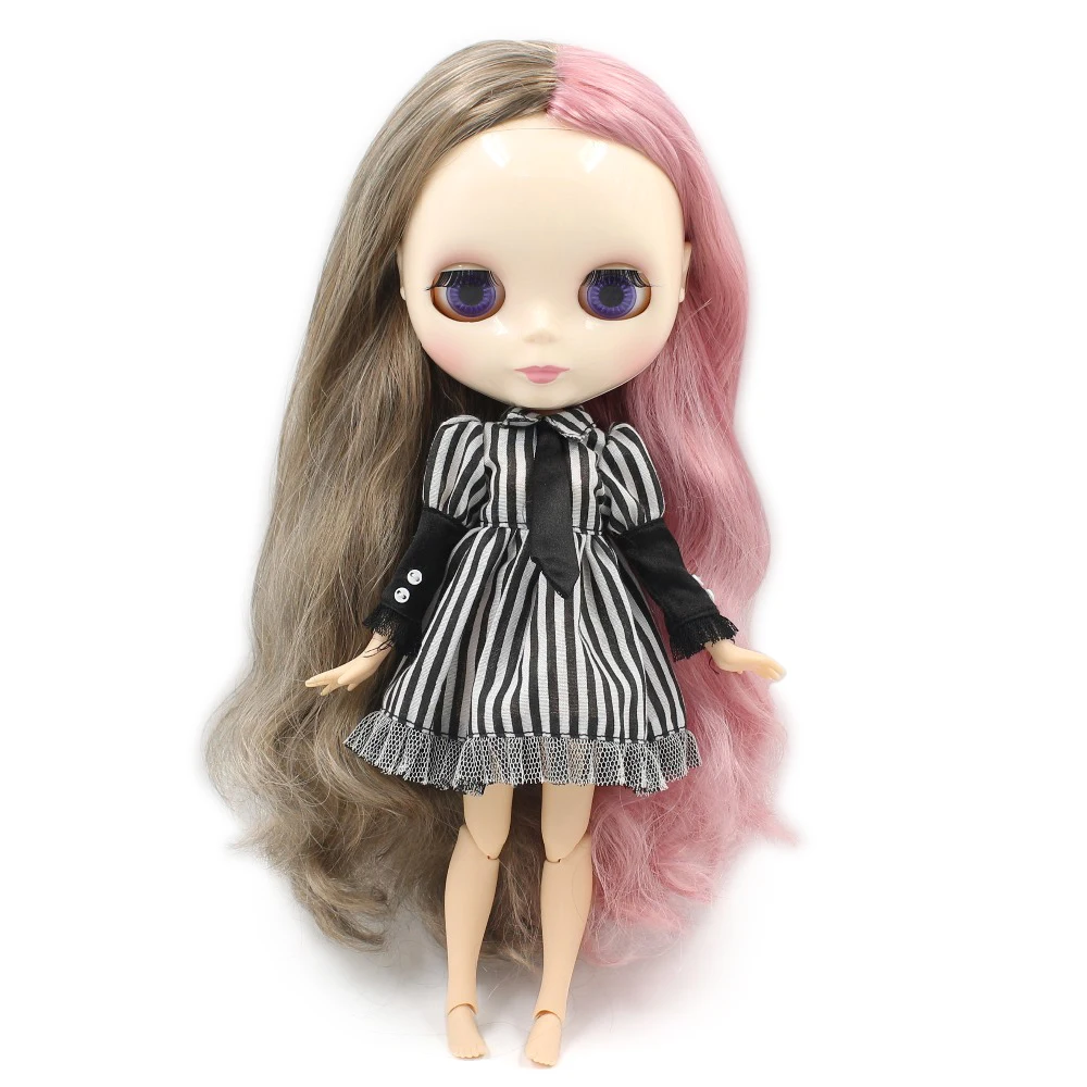 Ледяная кукла blyth BL2240/9016/1063/1010 коричневый микс розовые волосы withotu fringes/челка шарнир тело игрушка подарок