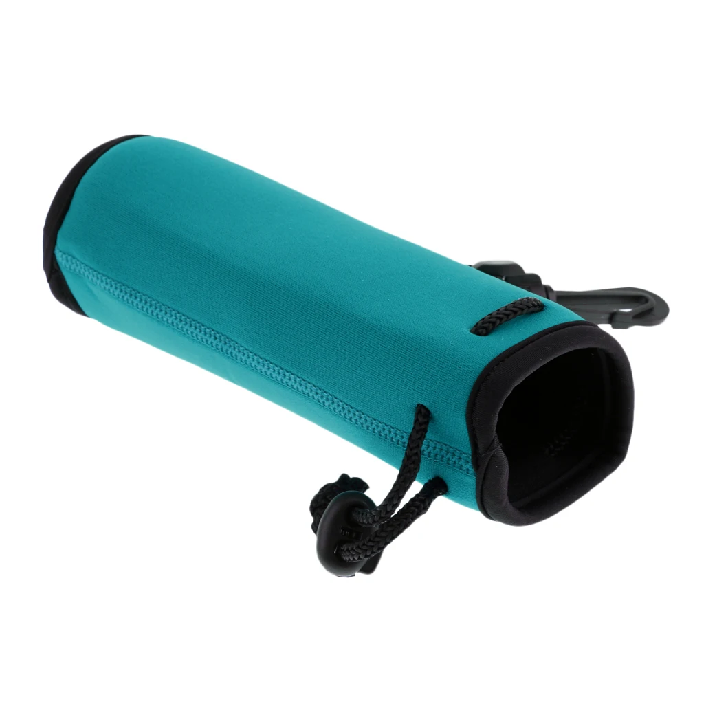 Water Bottle Holder Insulated Neoprene Water Bottle Cooler Cover Sleeve Tote Bag for Women Men Biker 500ml(16.9 OZ)