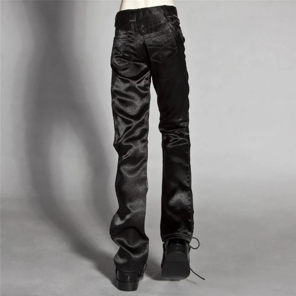 [Wamami] Черные Атласные деловые повседневные штаны/брюки/наряд 1/3 SD DODbjd Dollfie