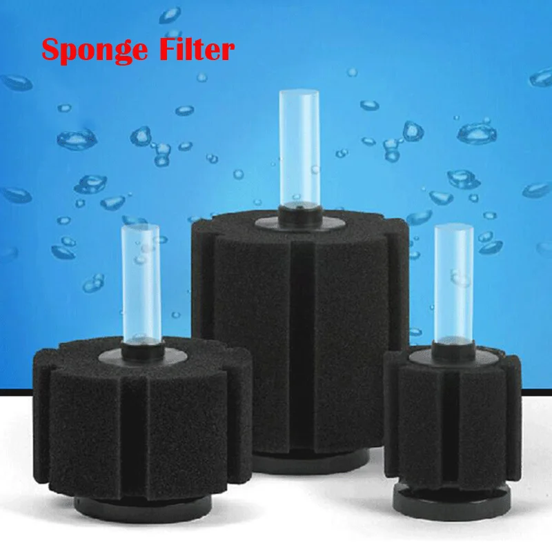 1 шт. фильтр для аквариума воздушный скиммер с насосом Биохимический Губчатый Фильтр для фильтрации аквариума водные питомцы продукты для рыб 10 - Цвет: Sponge Filter