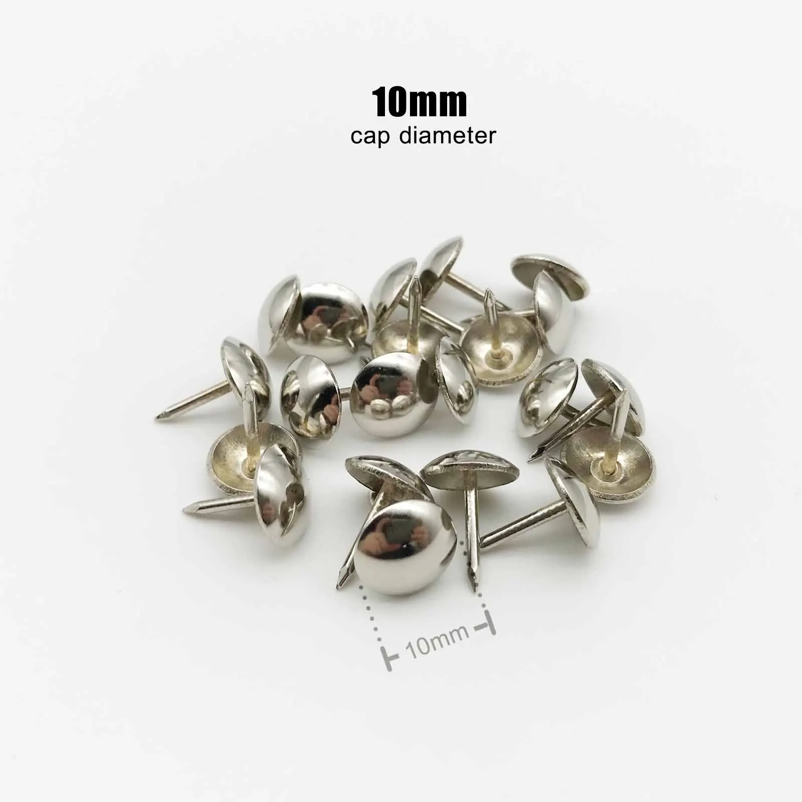 silvery cap dia 10mm