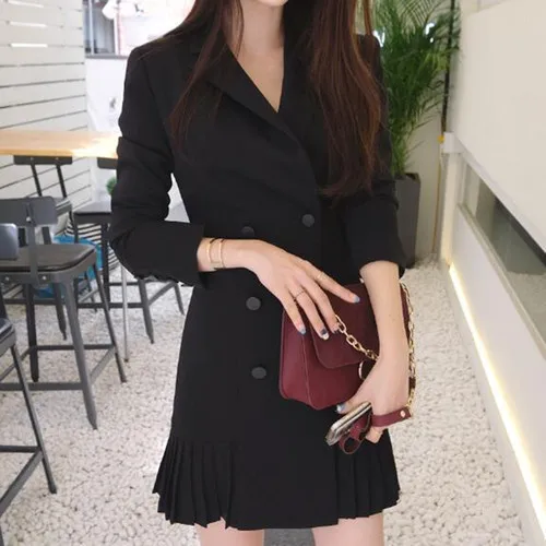 blazer fitted dress