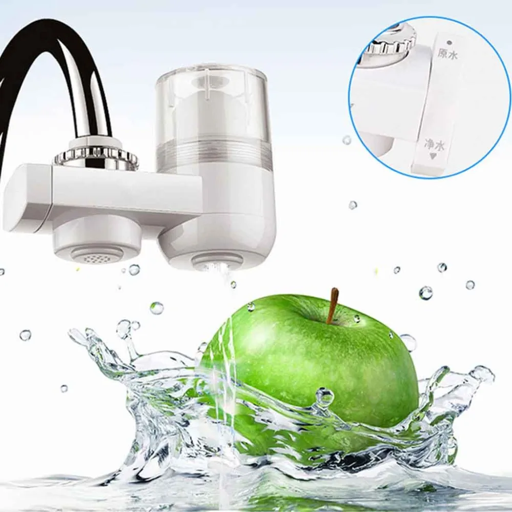 Tap Faucet Water Filter Purifier Washable Ceramic Percolator Mini Water Filter Household Suspended Purifier Replacemen 4FM