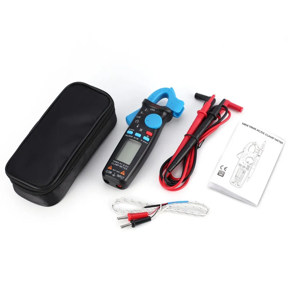 BSIDE ACM91 Mini Digital Clamp Meter Multimeter True RMS Auto Range AC ...