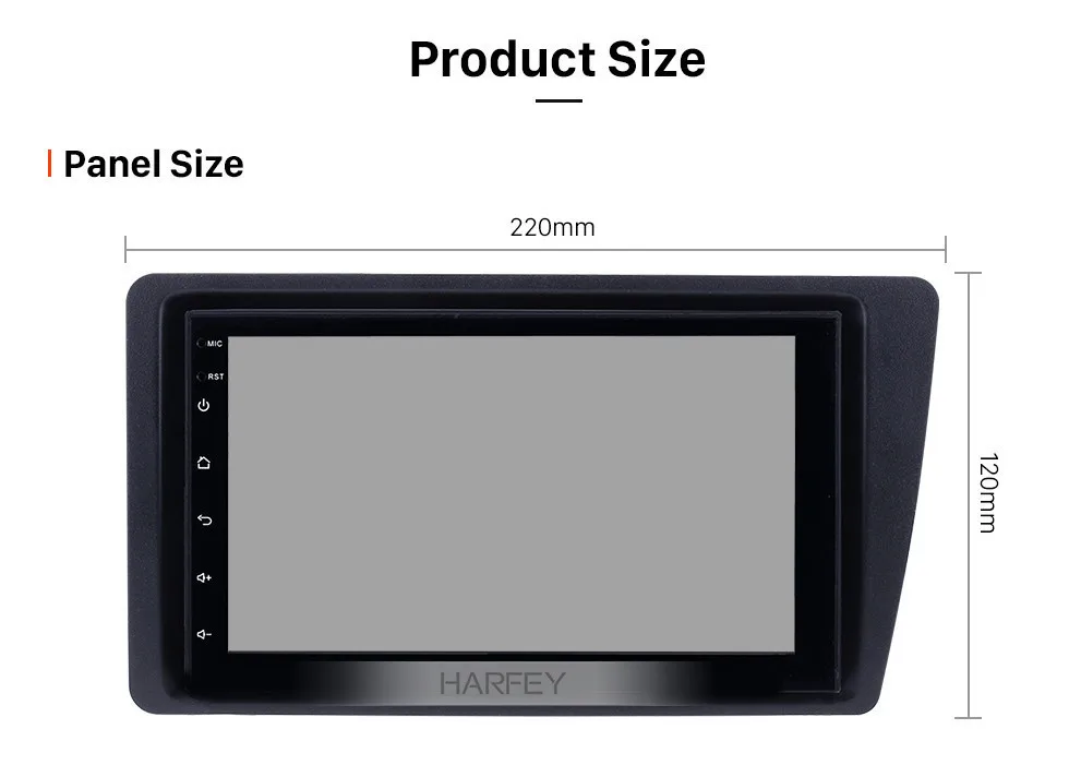 Top Harfey Android 8.1 7inch 2Din Car Radio For Honda Civic 2001 2002 2003 2004 2005 Touchscreen HD 1080P GPS Multimedia Player 16