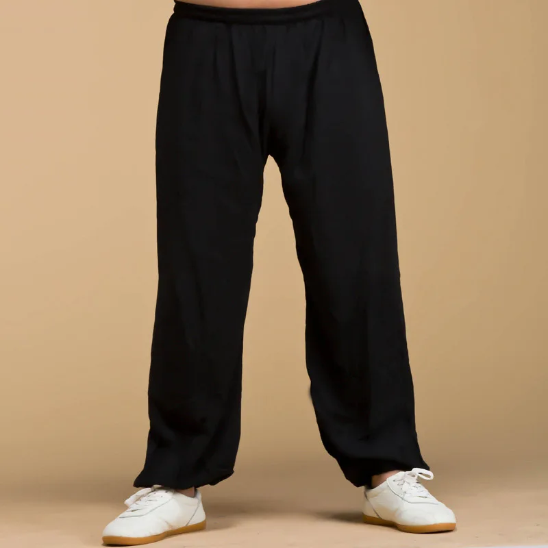 Spring and summer Synthetic cotton Tai Chi Pants Kung Fu Bloomers for men and women for martial art trousers tai chi trousers