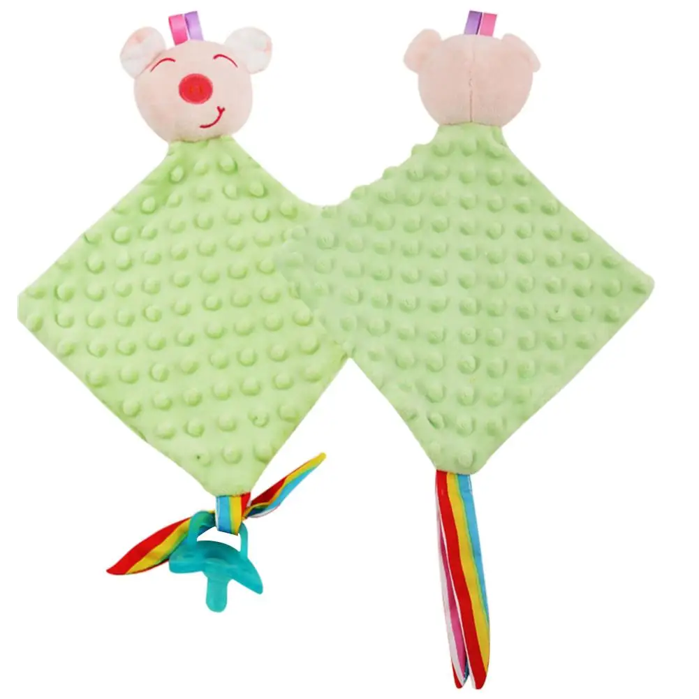 wonderful Bubble Cloth Multi-functional Cartoon Animal Appease Saliva Towel Comforting Towel Sleeping Doll Ba