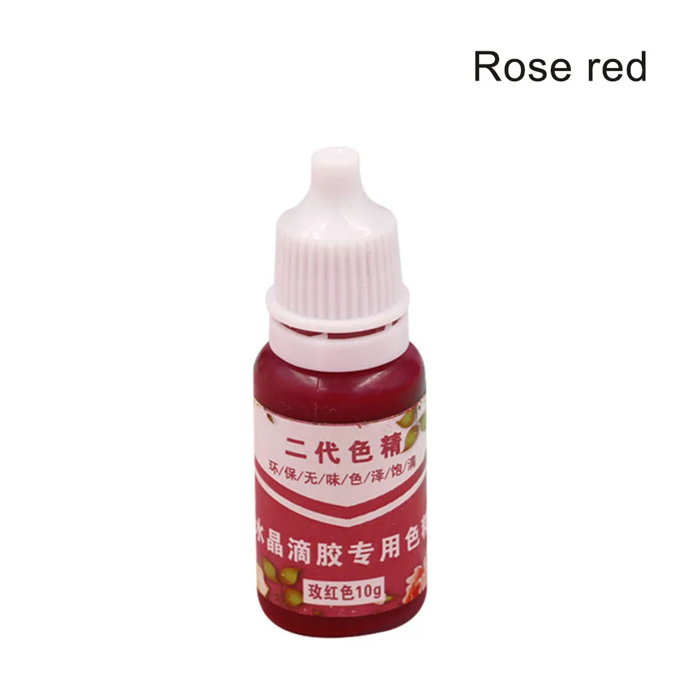 Высокая концентрация УФ смолы жидкий жемчуг цвет краситель пигмент эпоксидной смолы для DIY ювелирных изделий Ремесла Hogard NO20 - Цвет: Rose red