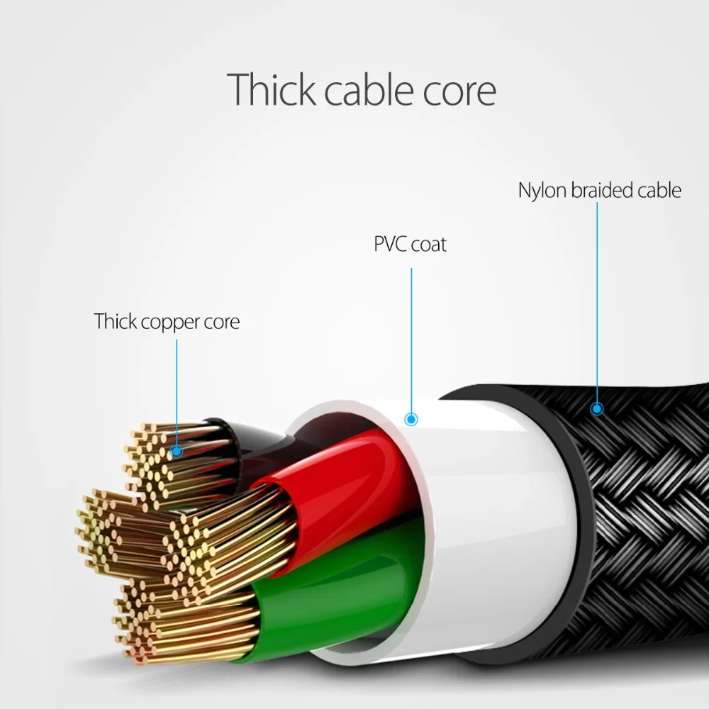 ORICO 90 градусов USB кабель 3 в 1 освещение тип-c Micro данных USB кабели для Xiaomi iPhone X 8 7 6 быстрая зарядка зарядное устройство провод шнур