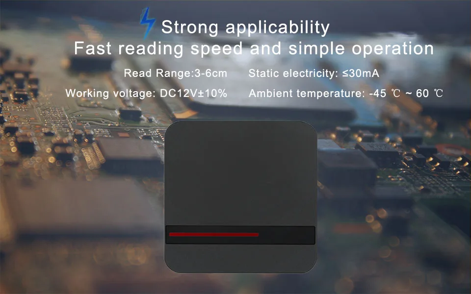 RFID считыватель длинный диапазон 125 кГц/13,56 МГц считыватель контроля доступа Бесконтактная карта Wiegand 26/34 IP68 Водонепроницаемый маленький считыватель карт IC