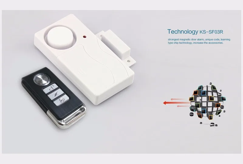 front parking sensor Darho120dB Wireless Door/Window Entry Security Burglar Sensor Alarm PIR Magnetic Smart Home Garage System 3Remote Controlers front sensor for car