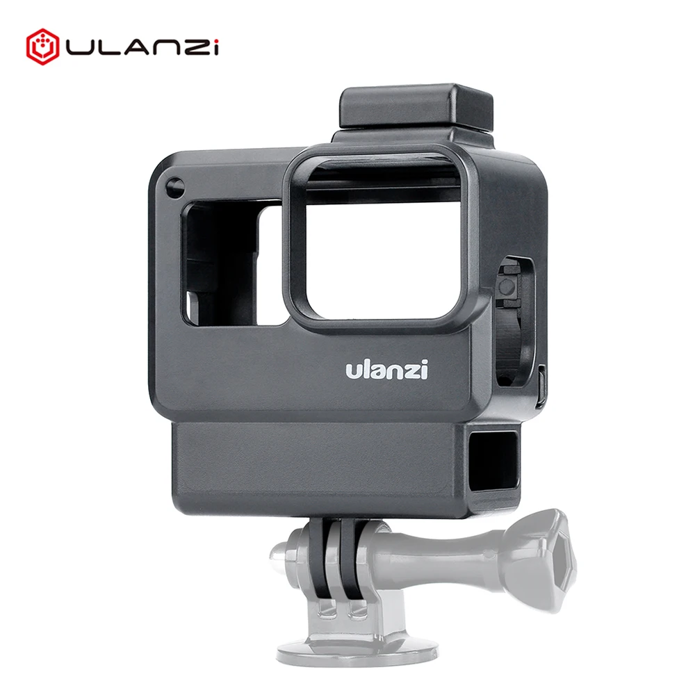 

Ulanzi V2 Vlog Vlogging Cage Frame With Cold Shoe Case Action Camera Mount For Gopro Hero 765 For Microphone 3.5mm Mic Adapter
