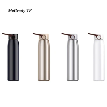 

4 Colors 304 Stainless Steel Hand Carries Thermos Men AND Wowen Straight CUP Children's Portable Tea Cups Business Water Bottle