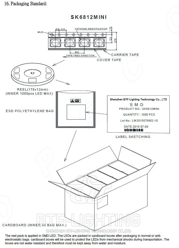 SK6812 5050/3535 RGB SMD(аналогично WS2812B) индивидуально адресуемый цифровой полноцветный светодиодный чип пикселей DC5V 10~ 1000 шт