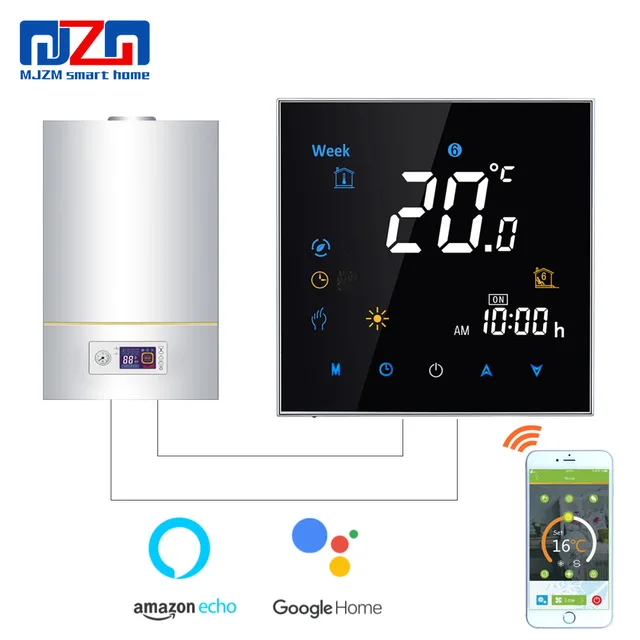 Boiler Thermostat Wiring Diagram Boiler Thermostat Wiring Diagram, Mjzm Gl 3000 Wifi Gas Boiler Thermostat Alexa Voice Control Boiler Heating Temperature Regulator, Boiler Thermostat Wiring Diagram