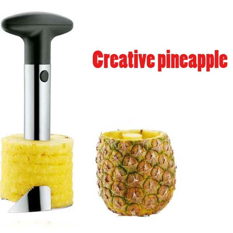 

1Pc Stainless Steel Pineapple Peeler Accessories Pineapple Slicers Fruit Knife Cutter Corer Slicer Kitchen gadgets Tools