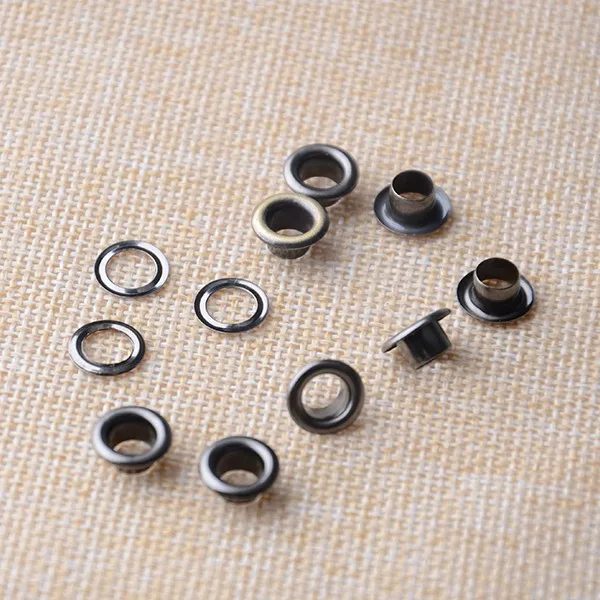 8mm (inside)Gunmetal eyelets grommet 1/2 inch barrel diameter metal DIY