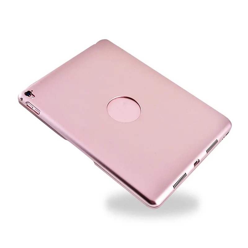 Bluetooth клавиатура чехол для Apple IPad 9,7 для IPad 1 2 стенд оболочки Bluetooth Автоматическое подключение беспроводной клавиатуры - Цвет: Розовый