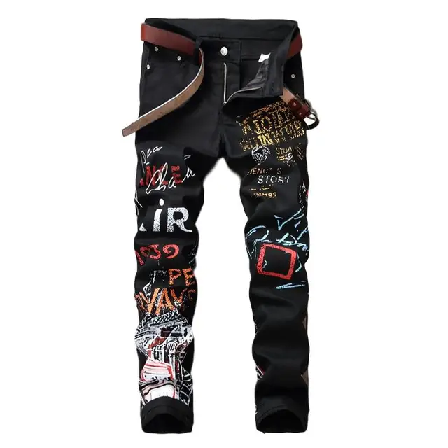 Idopy Men's Fashion Brand Designer Patterned Biker Jeans Men Night Beauteous Mens Patterned Joggers Idopy Men's Fashion Brand Designer Patterned Biker Jeans Men Night Beauteous Mens Patterned Joggers