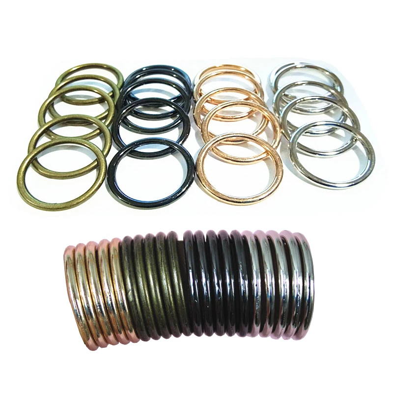 

XUNZHE 10pcs 28mm/31mm Metal Round Closed Ring Hardware Accessories DIY Luggage Shoes and Hats Clothing Accessories Buckle
