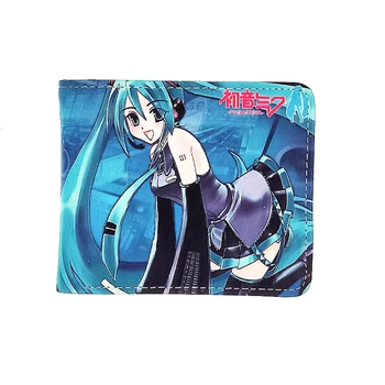 

Slim wallet Collection Hatsune Miku Dry matter girl Series short Ladies Wallets women's purse with zipper