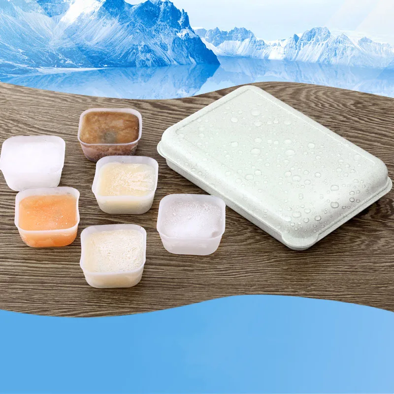 Baby Fruit Food Storage Container Colorful Kid Silicone Dinnerware Chidren Freezer Tableware Safe Healthy Lattice Box T0703 Baby Fruit Food Storage Container Colorful Kid Silicone Dinnerware Chidren Freezer Tableware Safe Healthy Lattice Box T0703