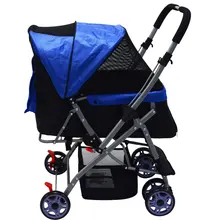 Новинка! Модная Портативная Педальная Тормозная коляска для кошек, вращающаяся на 360 градусов, коляска для питомцев, четыре сезона, четыре колесных коляски для собак