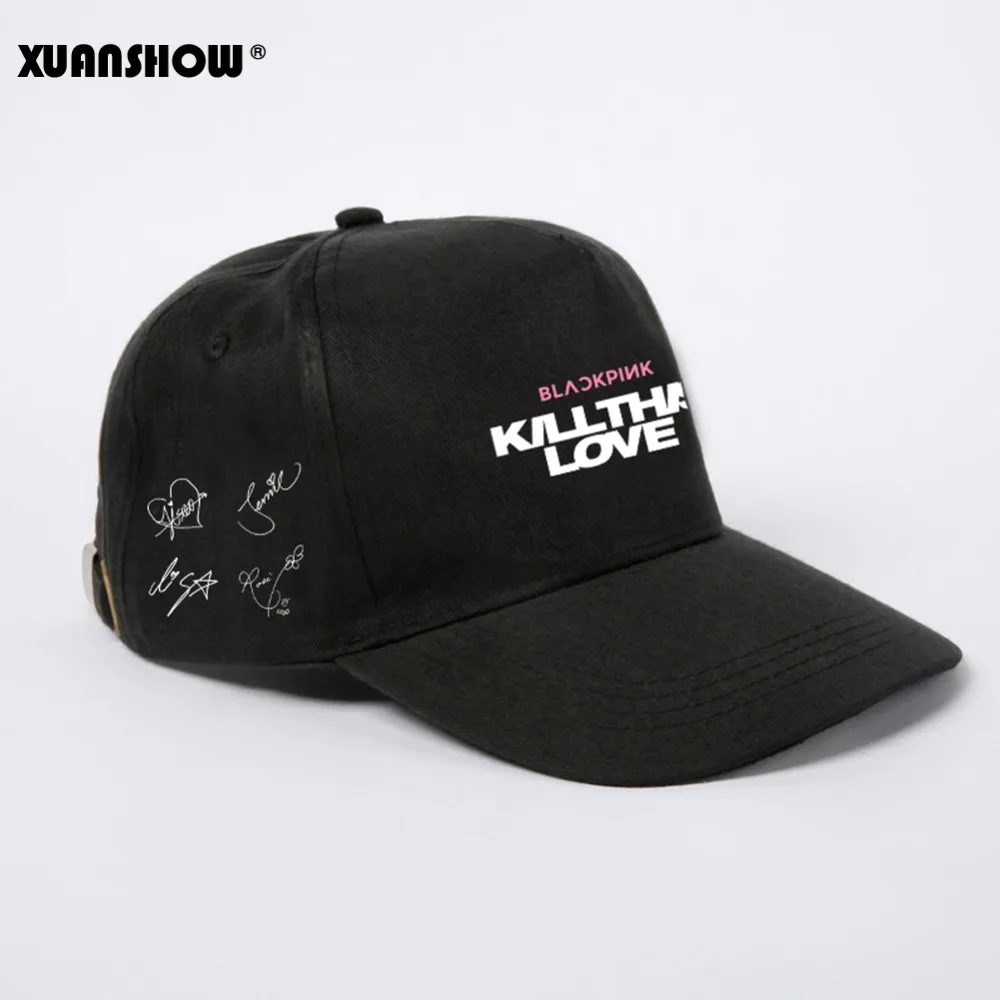 

XUANSHOW Unisex Baseball Cap BLACKPINK KILL THIS LOVE Printed Men Women Hats Casual Adjustable Snapback Caps Gorras