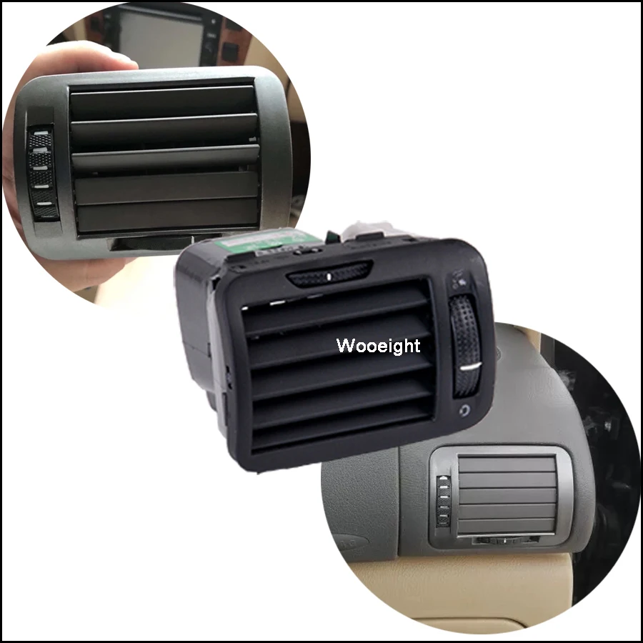 3B0819704 для VW Passat B5 1997-2005 черный Передний правый вентиляционное отверстие приборной панели на выходе тире нагреватель переменного тока автомобильные аксессуары из АБС-пластика